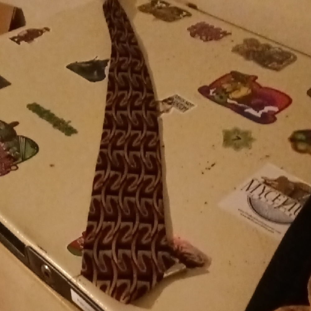 Stylish Patterned Tie--Being Sold By My Autistic Son